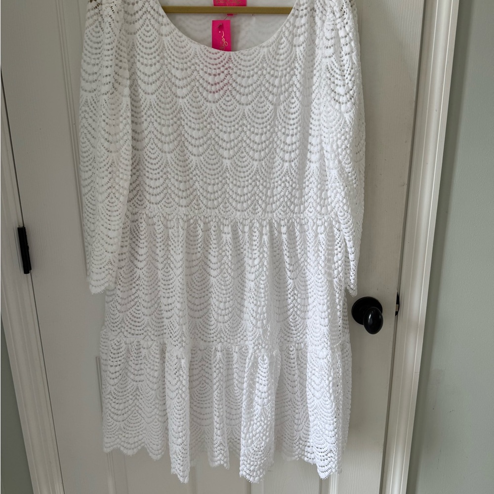 Lilly Pulitzer White Lace Dress